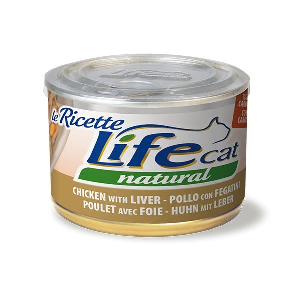Life Pet Care - Life Cat Le Ricette Pollo con Fegatini e Carote