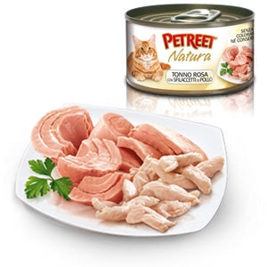 Petreet - Natura Tonno Rosa con Sfilaccetti di Pollo