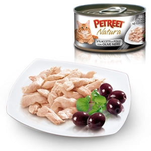 Petreet - Natura Sfilaccetti di Pollo con Olive Nere