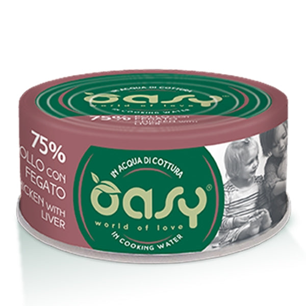 Oasy - More Love Pollo con Fegato in Acqua di Cottura
