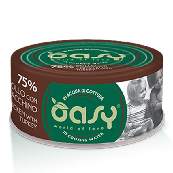 Oasy - More Love Pollo con Tacchino in Acqua di Cottura