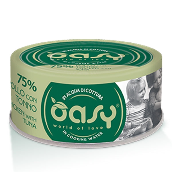Oasy - More Love Pollo con Tonno in Acqua di Cottura