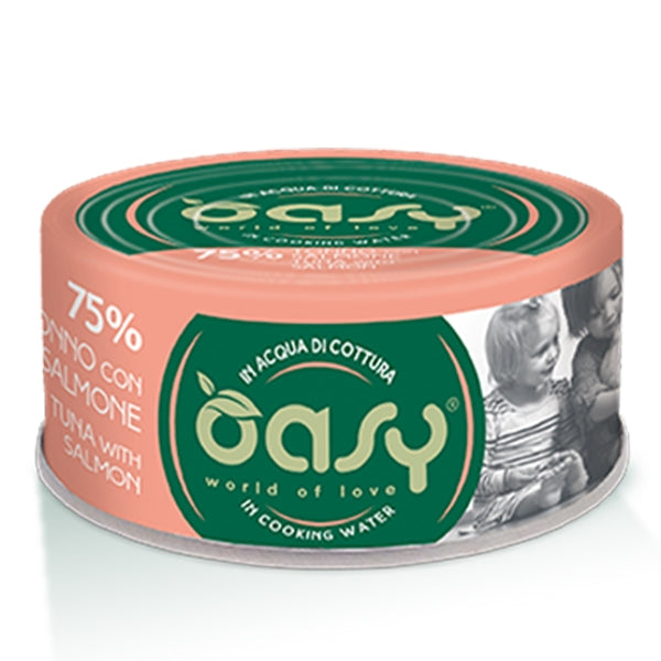 Oasy - More Love Tonno con Salmone in Acqua di Cottura
