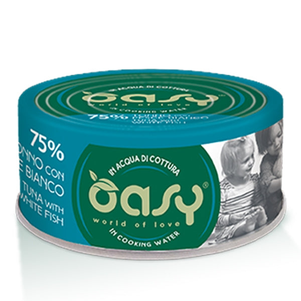 Oasy - More Love Tonno con Pesce Bianco in Acqua di Cottura
