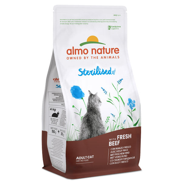 Almo Nature - Holistic Fresh Sterilised Dry Manzo e Riso