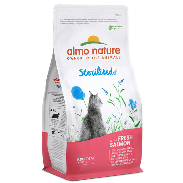 Almo Nature - Holistic Fresh Sterilised Dry Salmone e Riso