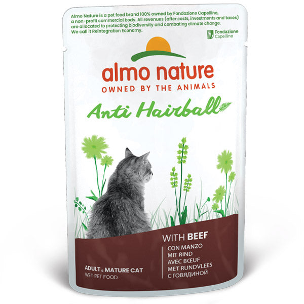 Almo Nature - Anti Hairball con Manzo
