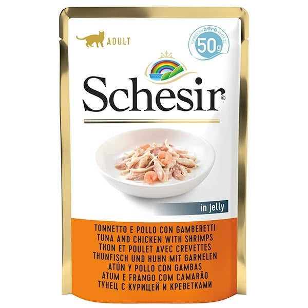 Schesir - Tonnetto e Pollo con Gamberetti in Gelatina