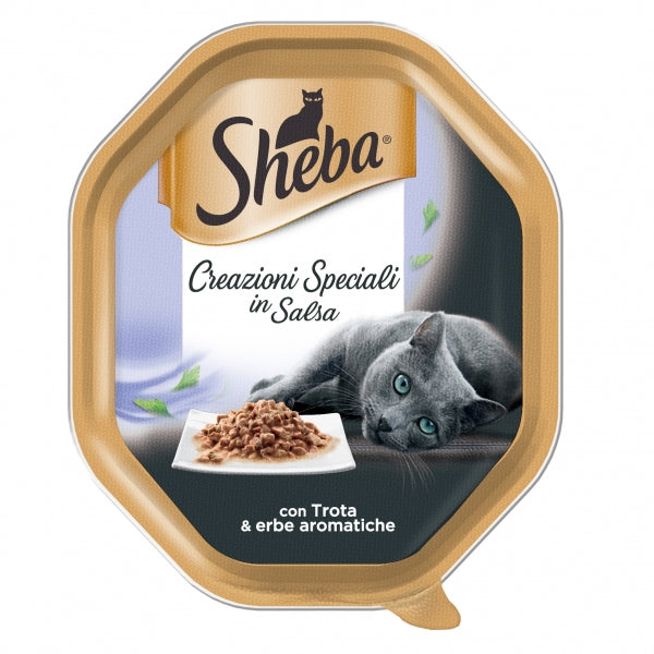 Sheba - Creazioni Speciali in Salsa con Trota & Erbe Aromatiche