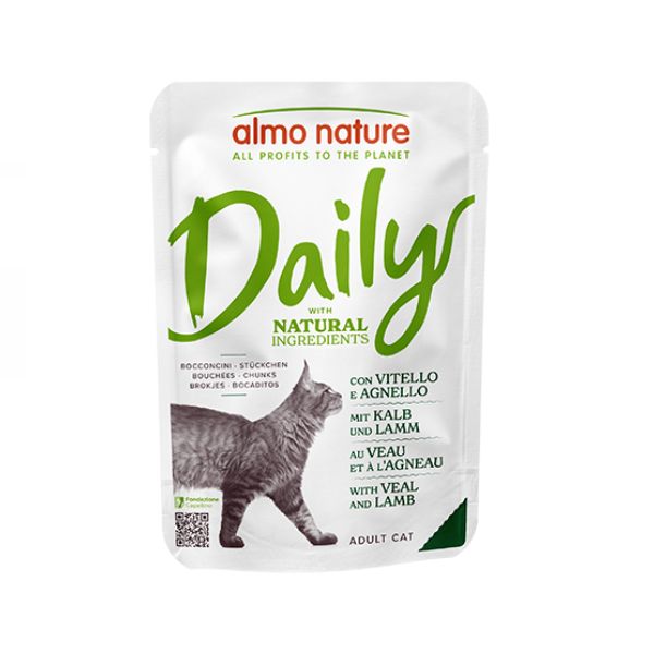 Almo Nature - Daily Menu con Vitello e Agnello
