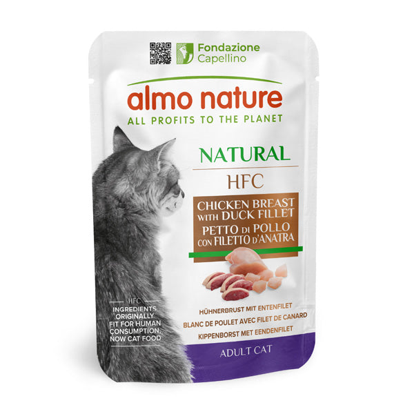 Almo Nature - HFC Raw Pack Petto di Pollo e Filetto d'Anatra
