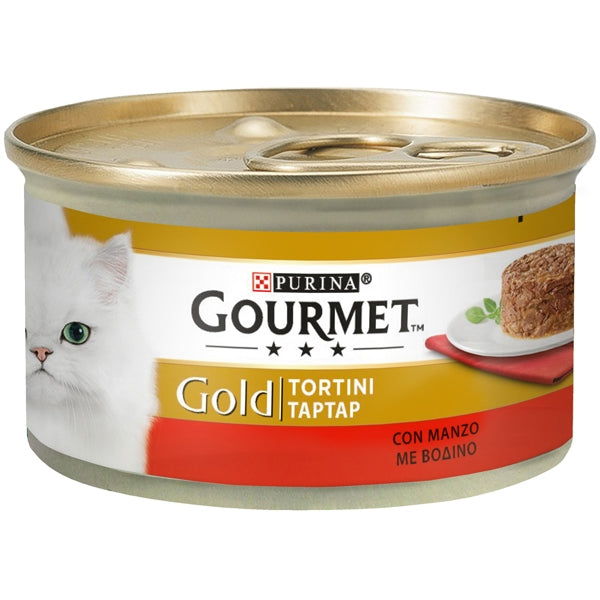 Purina - Gourmet Gold Tortini con Manzo