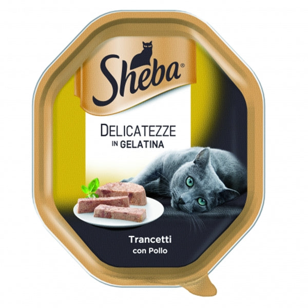 Sheba - Delicatezze in Gelatina Trancetti con Pollo