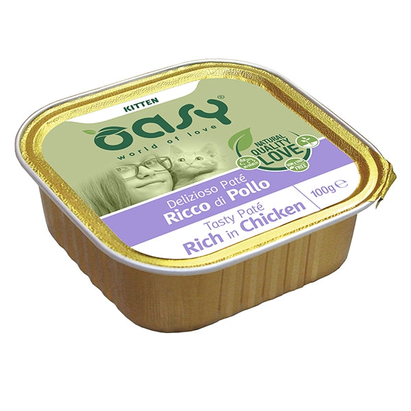 Oasy - Delizioso Patè Ricco di Pollo Kitten