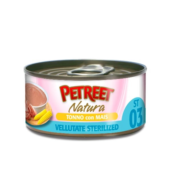 Petreet - Natura Vellutate Sterilized Tonno con Mais