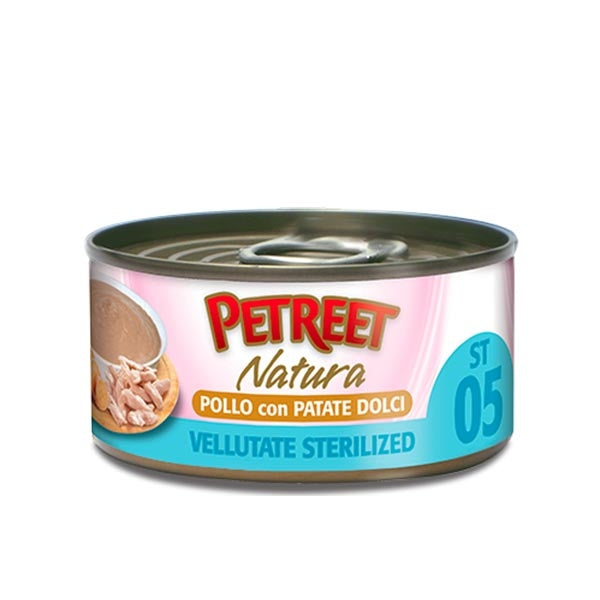 Petreet - Natura Vellutate Sterilized Pollo con Patate Dolci