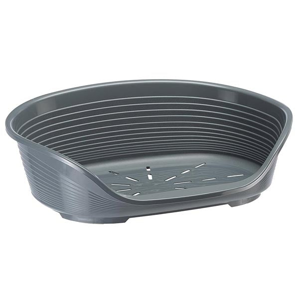 Ferplast - Cuccia in Plastica Siesta Deluxe Grigio Scuro