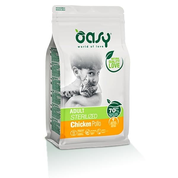 Oasy - Dry Adult Sterilized con Pollo