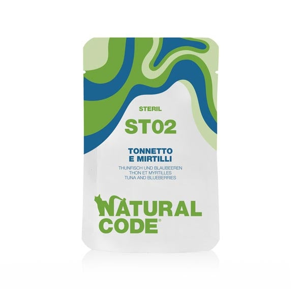 Natural Code - ST02 Tonnetto e Mirtilli Gatti Sterilizzati