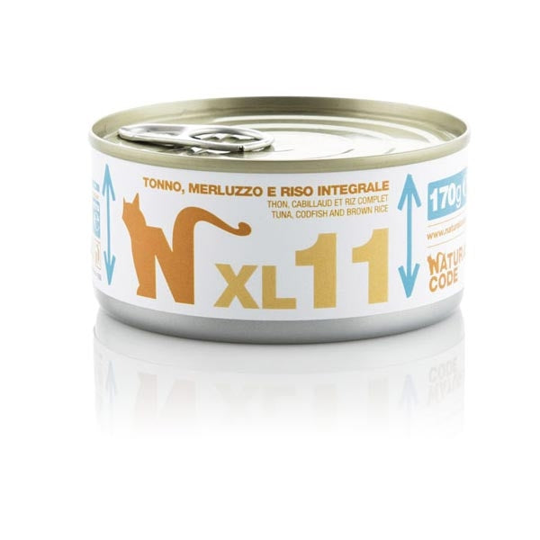 Natural Code - XL 11 con Tonno, Merluzzo e Riso Integrale