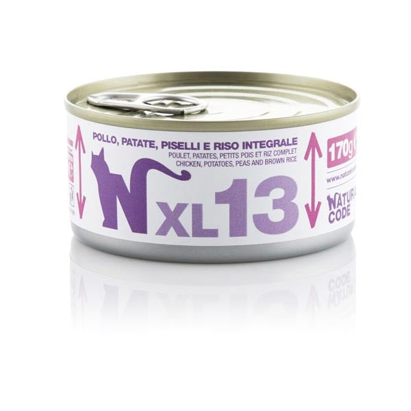 Natural Code - XL 13 con Pollo, Patate, Piselli e Riso Integrale