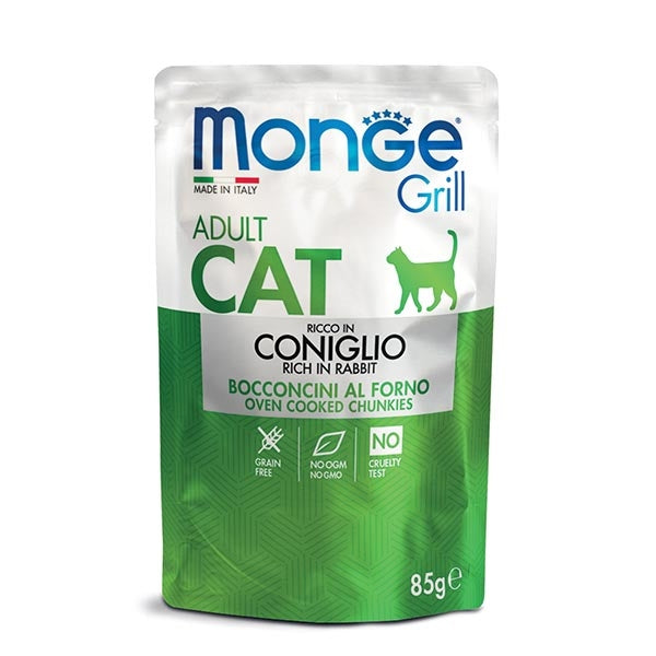 Monge - Grill Adult Bocconcini in Jelly Ricco in Coniglio