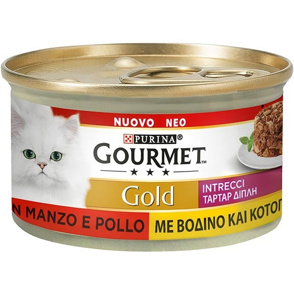 Purina - Gourmet Gold Intrecci di Gusto Pollo e Manzo