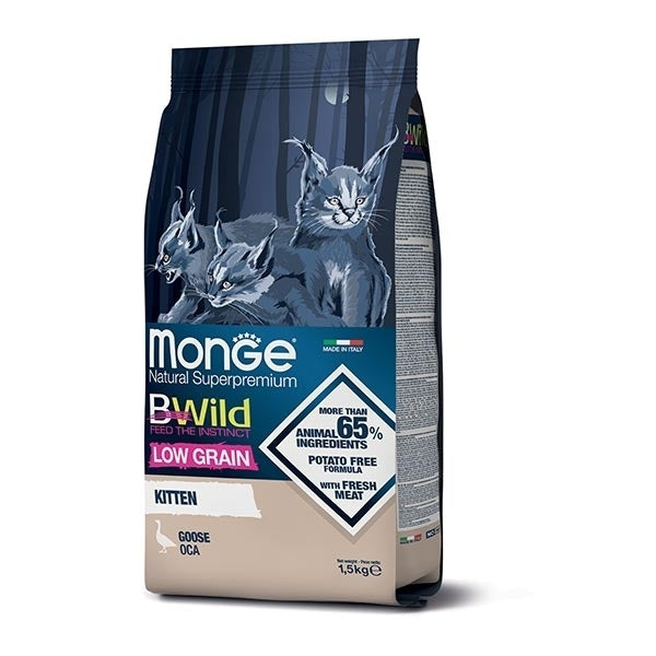 Monge - BWild Low Grain Kitten con Oca