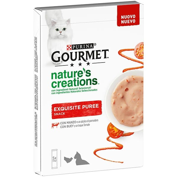 Purina - Gourmet Nature’s Creations Exquisite Puree Manzo e Pomodoro