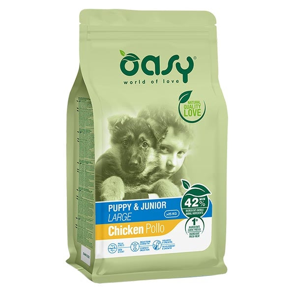 Oasy - Puppy & Junior Large con Pollo