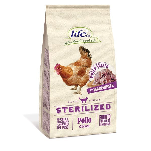 Life Pet Care - Natural Ingredients Adult Sterilized con Pollo