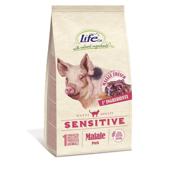 Life Pet Care - Natural Ingredients Adult Sensitive con Maiale