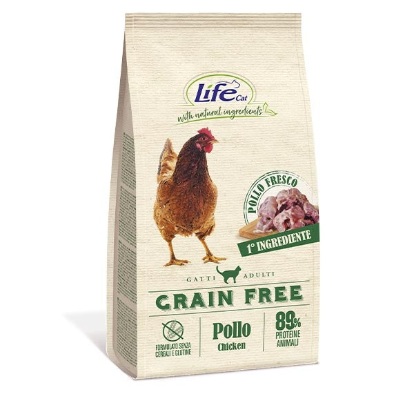 Life Pet Care - Natural Ingredients Adult Grain Free con Pollo e Patate