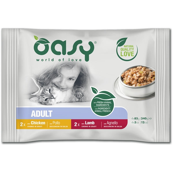 Oasy - Bocconcini in Salsa Adult Multipack Selezione di Carni