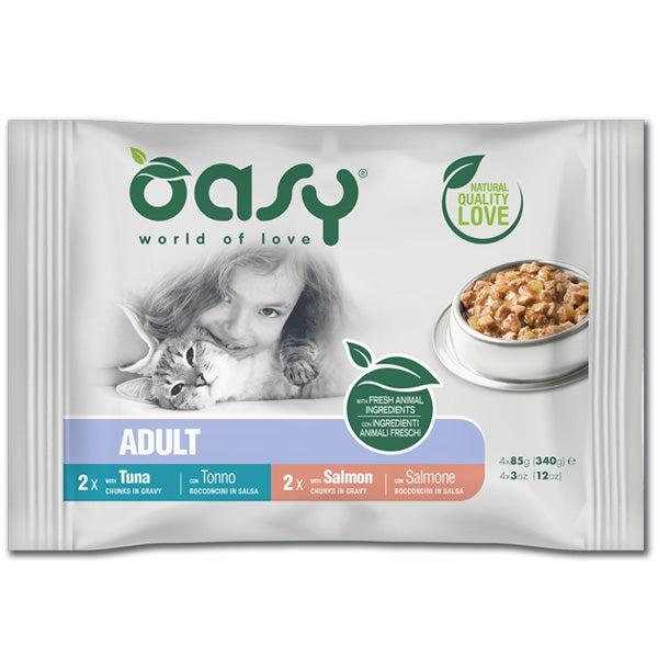 Oasy - Bocconcini in Salsa Adult Multipack Selezione di Pesce