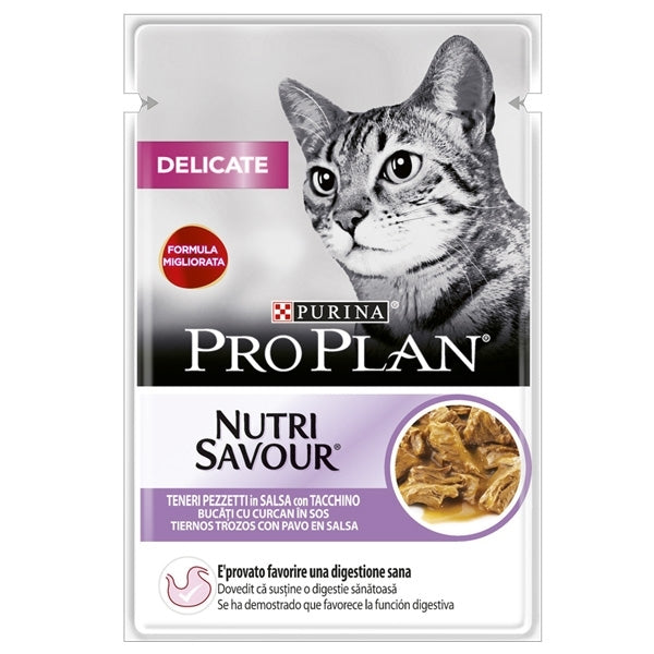 Purina - Pro Plan Delicate NutriSavour con Tacchino in Salsa