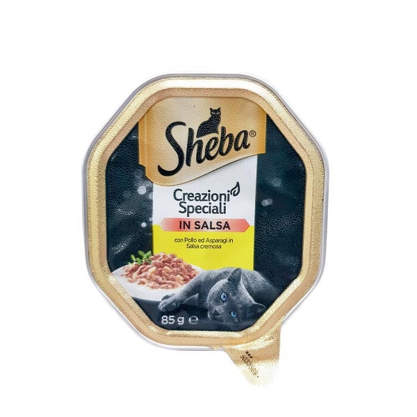 Sheba - Creazioni Speciali in Salsa con Pollo ed Asparagi in Salsa Cremosa