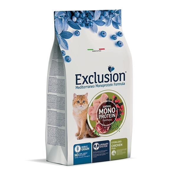 Exclusion - Mediterraneo Monoprotein Sterilized Adult Pollo