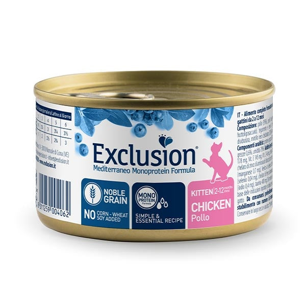 Exclusion - Mediterraneo Monoprotein Kitten All Breeds Pollo