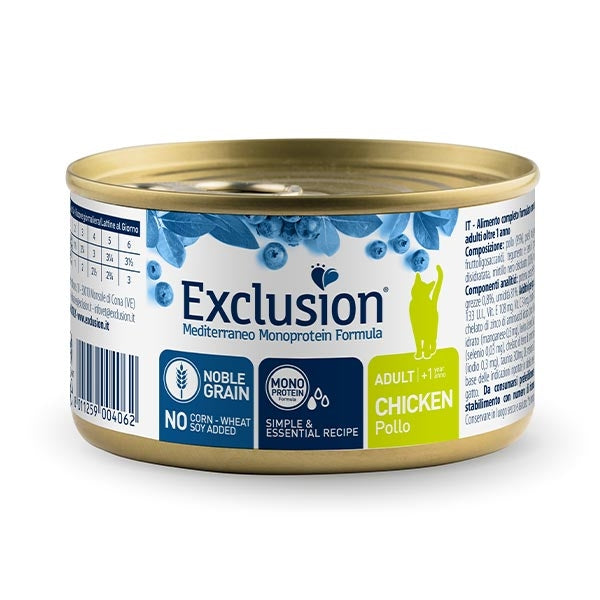 Exclusion - Mediterraneo Monoprotein Adult All Breeds Pollo