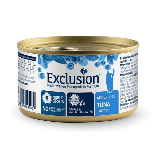 Exclusion - Mediterraneo Monoprotein Adult All Breeds Tonno