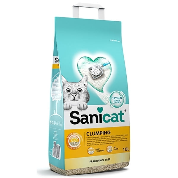 Sanicat - Lettiera Clumping Unscented Agglomerante Senza Profumo