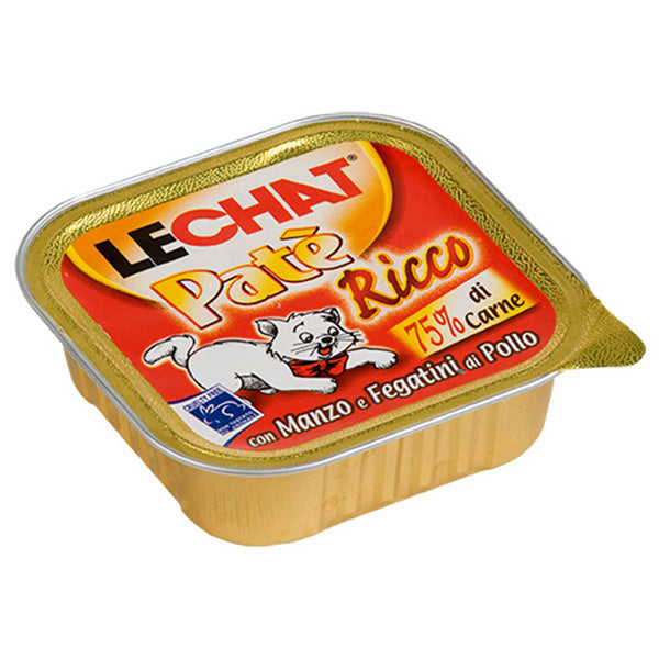 Lechat - Pate' con Manzo e Fegatini di Pollo