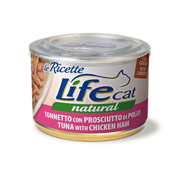 Life Pet Care - Life Cat Le Ricette Tonnetto con Prosciutto di Pollo e Carote