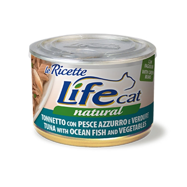 Life Pet Care - Life Cat Le Ricette Tonnetto con Pesce Azzurro e Verdure