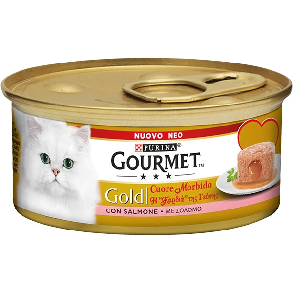 Purina - Gourmet Gold Cuore Morbido con Salmone