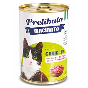 Unipro - Prelibato Macinato Coniglio per Gatti Sterilizzati o in Sovrappeso