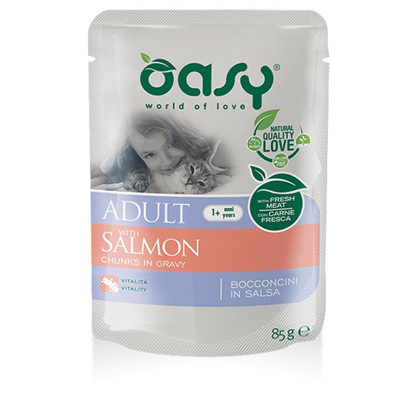 Oasy - Bocconcini in Salsa Adult con Salmone