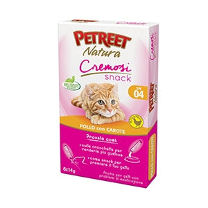 Petreet - Natura Cremosi Snack Pollo con Carote