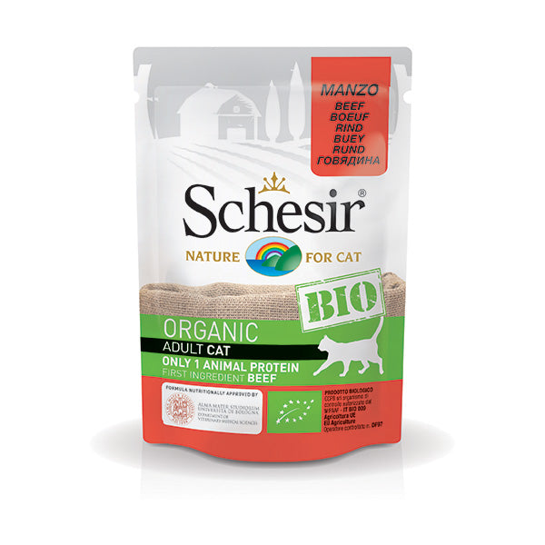 Schesir - Bio Organic Adult Cat Manzo